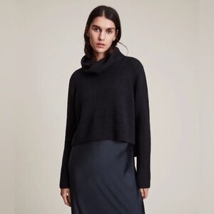 All Saints Tierny Roll Neck Wool Yak Sweater Medium